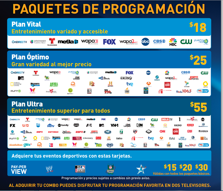 USA Satellite TV From Costa Rica DirecTV Puerto Rico Small 3ft Dish 